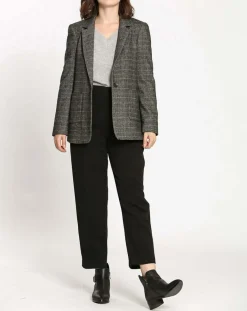 Femme See u Soon Veste en Laine mélangée Ava noire