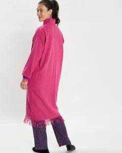 Le Chat Veste en Laine mélangée Foehn pivoine