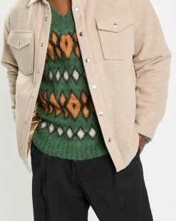 Homme Marc O'Polo Veste en Laine mélangée Thermor beige