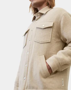 Homme Marc O'Polo Veste en Laine mélangée Thermor beige