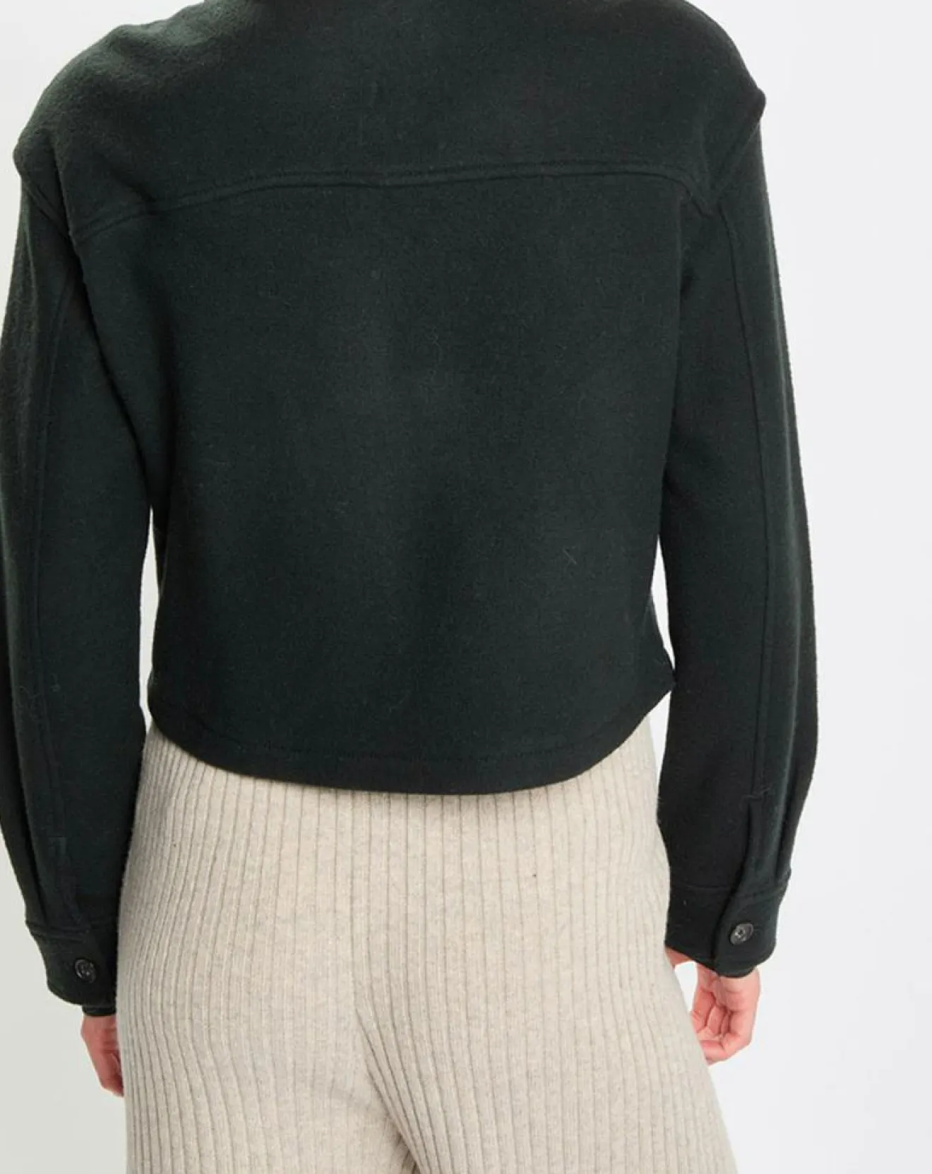 New Marc O'Polo Veste en Laine mélangée vert foncé