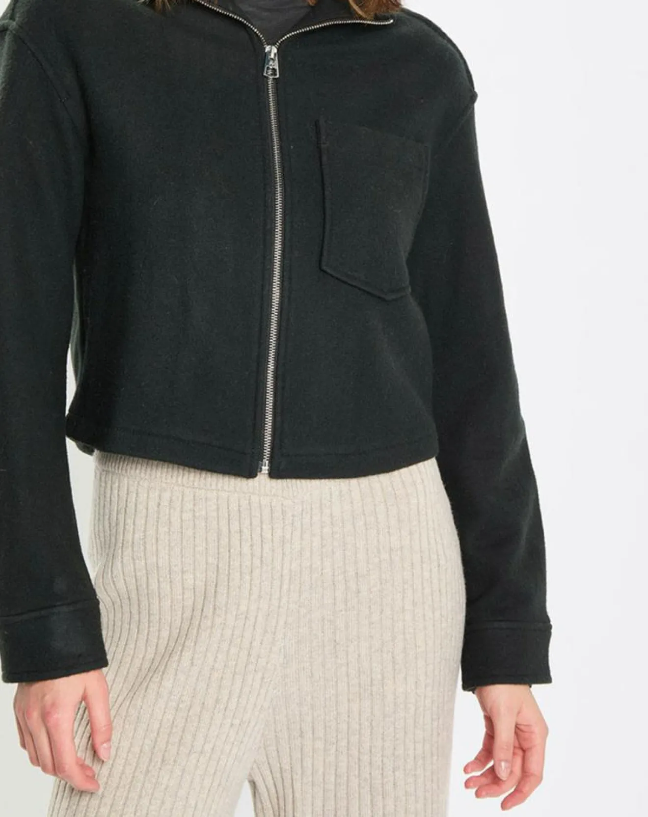 New Marc O'Polo Veste en Laine mélangée vert foncé