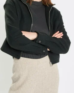 New Marc O'Polo Veste en Laine mélangée vert foncé