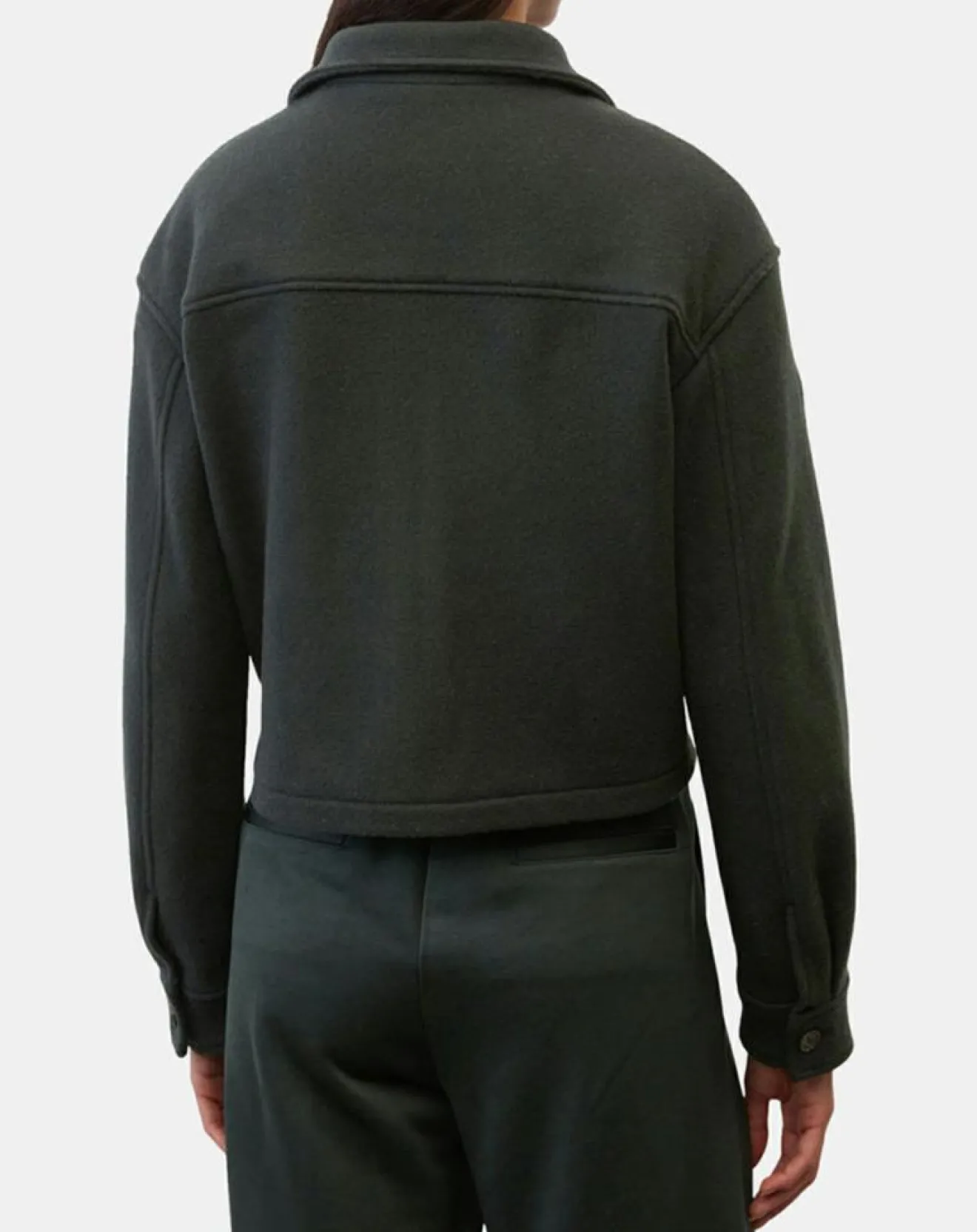 New Marc O'Polo Veste en Laine mélangée vert foncé