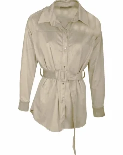 Femme Lauren Vidal Veste en Suédine Lou sable