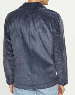 Homme Dockers Veste en Velours côtelé Chore bleue