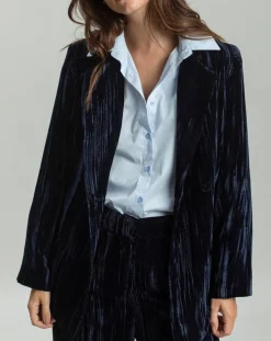 Femme Lauren Vidal Veste en Velours Lizy nuit