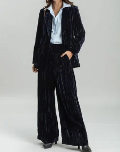 Femme Lauren Vidal Veste en Velours Lizy nuit