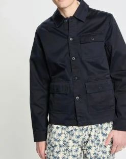 Online Scotch & Soda Veste Field bleu marine