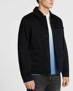 Online Scotch & Soda Veste Field bleu marine