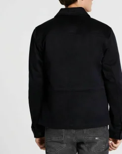 Online Scotch & Soda Veste Field bleu marine