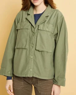 New Acquaverde Veste Gabardine Ashley kaki clair