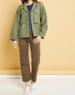 New Acquaverde Veste Gabardine Ashley kaki clair