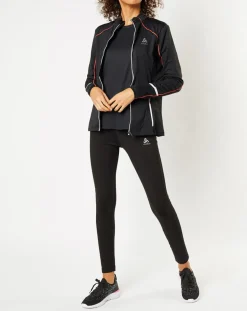 Online Odlo Veste intermédiaire technique Allalin noir/rose/blanc