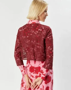 Femme MaxMara Veste Lecco bordeaux