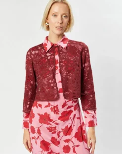 Femme MaxMara Veste Lecco bordeaux