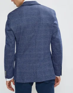 Hackett London Veste Light Prince de Galles bleue