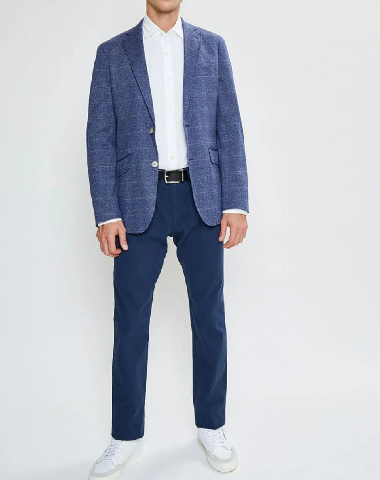 Hackett London Veste Light Prince de Galles bleue