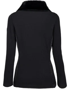 Sale Duvillard Veste Manon D fausse fourrure noire