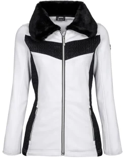 Outlet Duvillard Veste Manon D fausse fourrure blanche