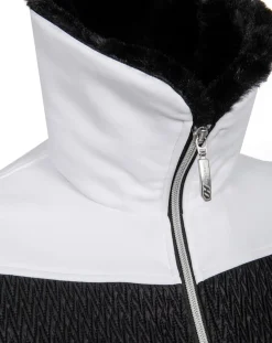 Outlet Duvillard Veste Manon D fausse fourrure blanche