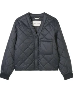Online Marc O'Polo Veste Matelassée à Boutons bleu marine