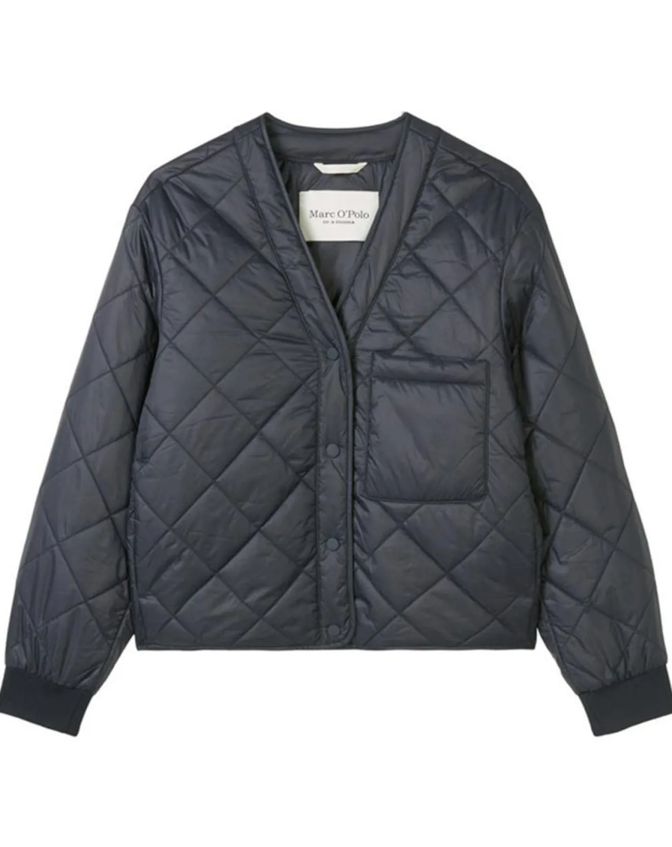 Online Marc O'Polo Veste Matelassée à Boutons bleu marine