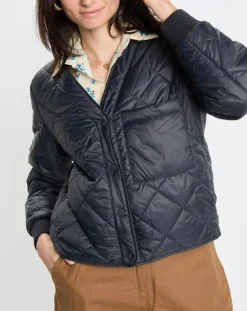 Online Marc O'Polo Veste Matelassée à Boutons bleu marine