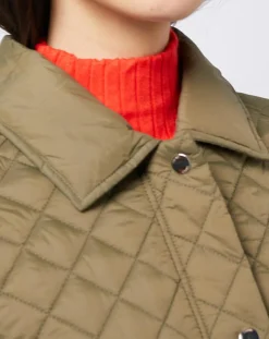 Sale Esprit Veste matelassée light coupe ample type chasse kaki