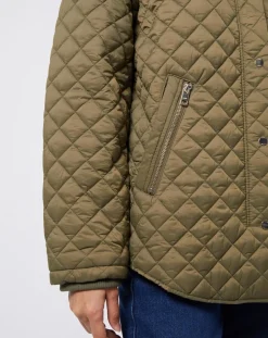 Sale Esprit Veste matelassée light coupe ample type chasse kaki