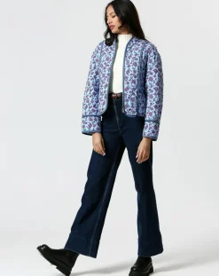 Discount The Korner Veste matelassée Marina bleue