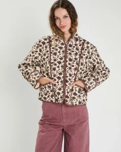 Hot The Korner Veste matelassée Marina crème