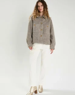 Clearance The Korner Veste Nora grise