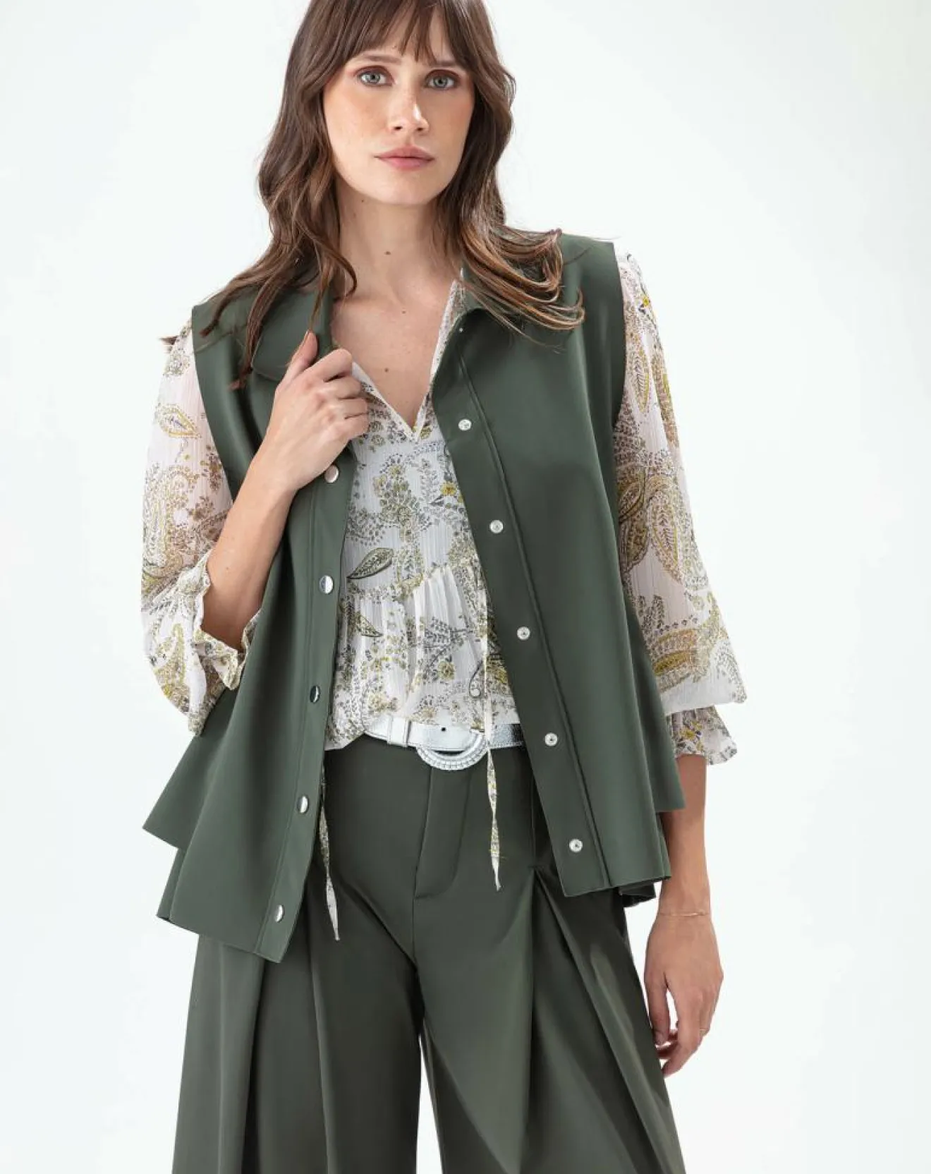 Indies Veste Oma kaki