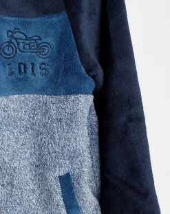 Enfant Mr Wonderful Veste polaire bleu marine/gris