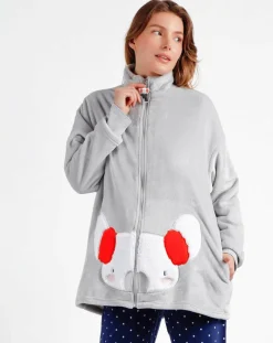 Admas Veste polaire grise