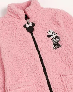 Discount Disney 28 Veste polaire Minnie Posh rose