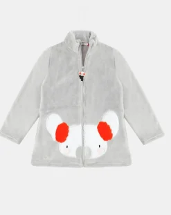 Enfant Mr Wonderful Veste polaire Morning Mouse grise