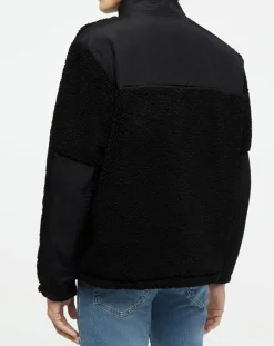 Homme Gant Veste Polaire zippée noire