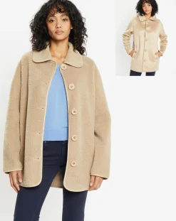 Online Lou Andrea Veste réversible en Fausse Fourrure 309 Mont sabbia