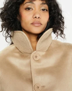 Online Lou Andrea Veste réversible en Fausse Fourrure 309 Mont sabbia