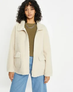 Femme Lou Andrea Veste réversible en Fausse Fourrure 301 Mont riso late