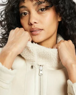 Femme Lou Andrea Veste réversible en Fausse Fourrure 301 Mont riso late