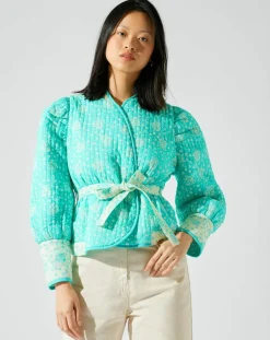 Clearance Manoush Veste réversible Marguerite bleue
