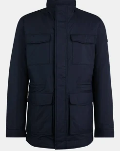 Homme Hackett London Veste Saharienne légère bleu marine