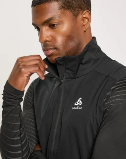 Odlo Veste sans manches de running Zeroweight Warm noire