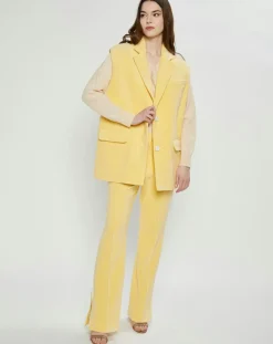 Femme Nina ricci Veste sans manches en éponge Terry Cloth jaune
