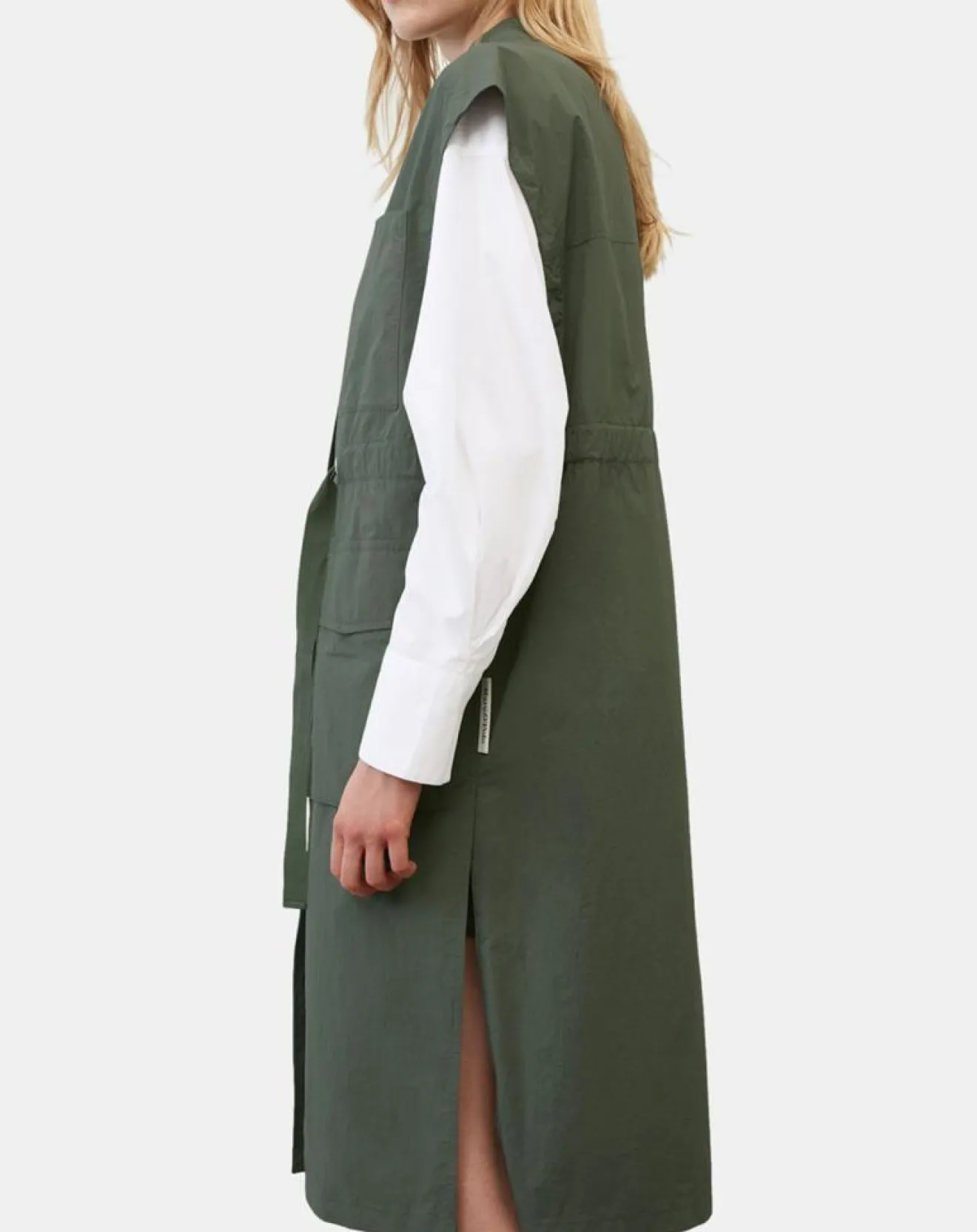 Femme Marc O'Polo Veste sans manches Maxi Explore kaki