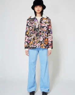 Femme Manoush Veste Sherpa Carnaby noir/multicolore