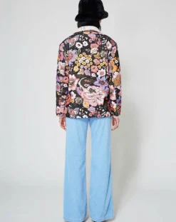 Femme Manoush Veste Sherpa Carnaby noir/multicolore